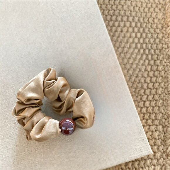 Handmade Korean-Style Colorful Fabric Scrunchie - Picture 6 of 11
